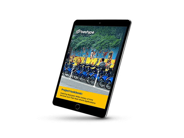 Thumbnail of a lookbook on an iPad screen