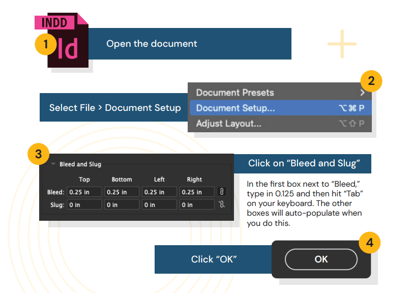 How to Add a Bleed to an Existing Adobe InDesign Project | NYC Print Shop